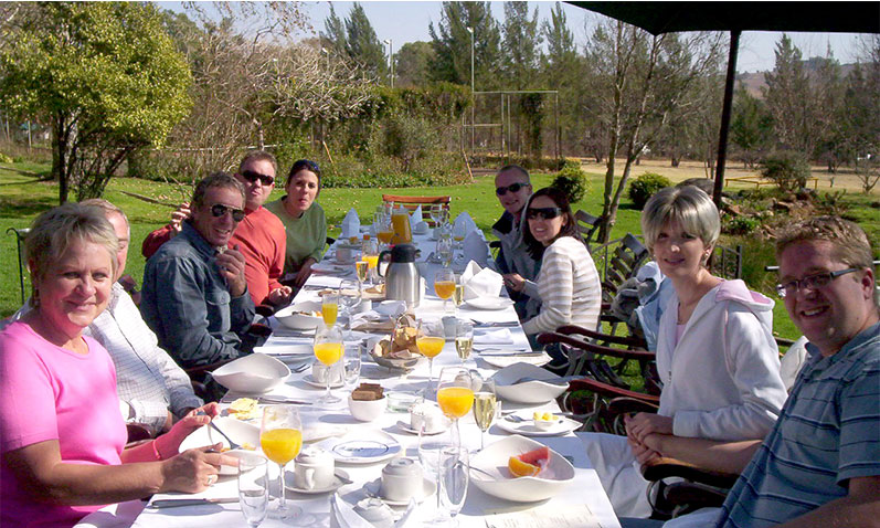 Morning view over Cradle Of Humankind launch terrain